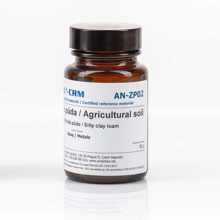 ANALYTIKA: Matrix CRM of agricultural soil METRANAL® CRM AN-ZP01 and AN-ZP02