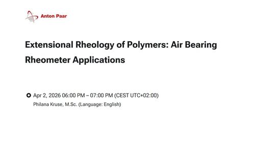 Extensional Rheology of Polymers: Air Bearing Rheometer Applications