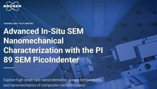 Advanced In‑Situ SEM Nanomechanical Characterization with the PI 89 SEM PicoIndenter
