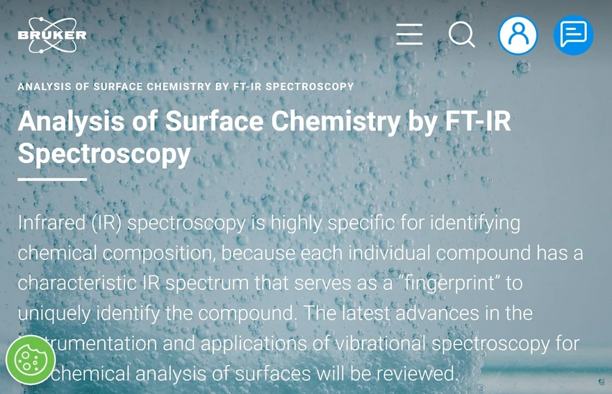 Bruker: Analysis of Surface Chemistry by FT-IR Spectroscopy