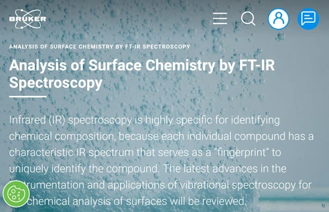 Analysis of Surface Chemistry by FT-IR Spectroscopy