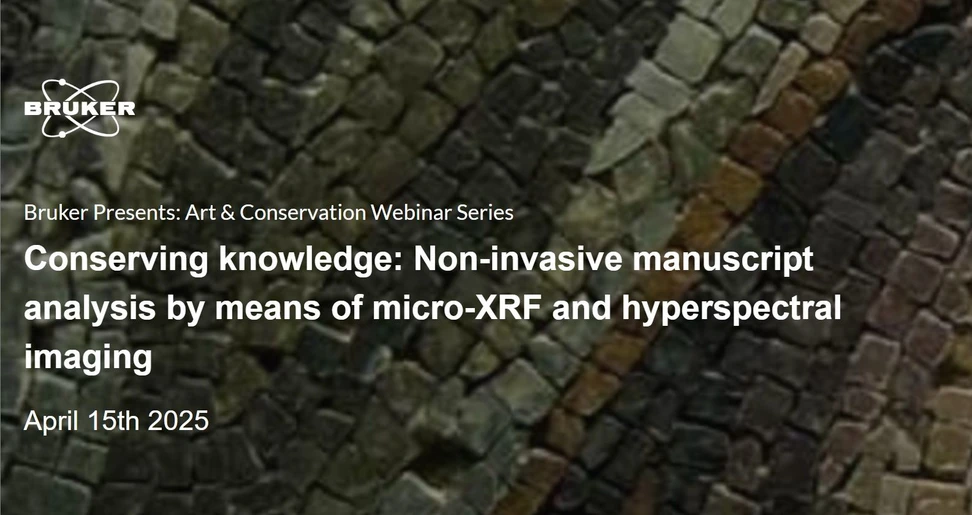 Bruker: Conserving knowledge: Non-invasive manuscript analysis by means of micro-XRF and hyperspectral imaging