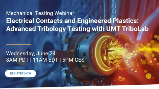 Electrical Contacts and Engineered Plastics: Advanced Tribology Testing with UMT TriboLab