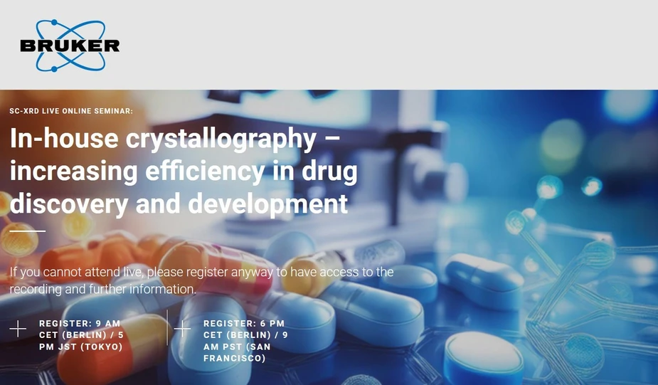 Bruker: In-house crystallography – increasing efficiency in drug discovery and development