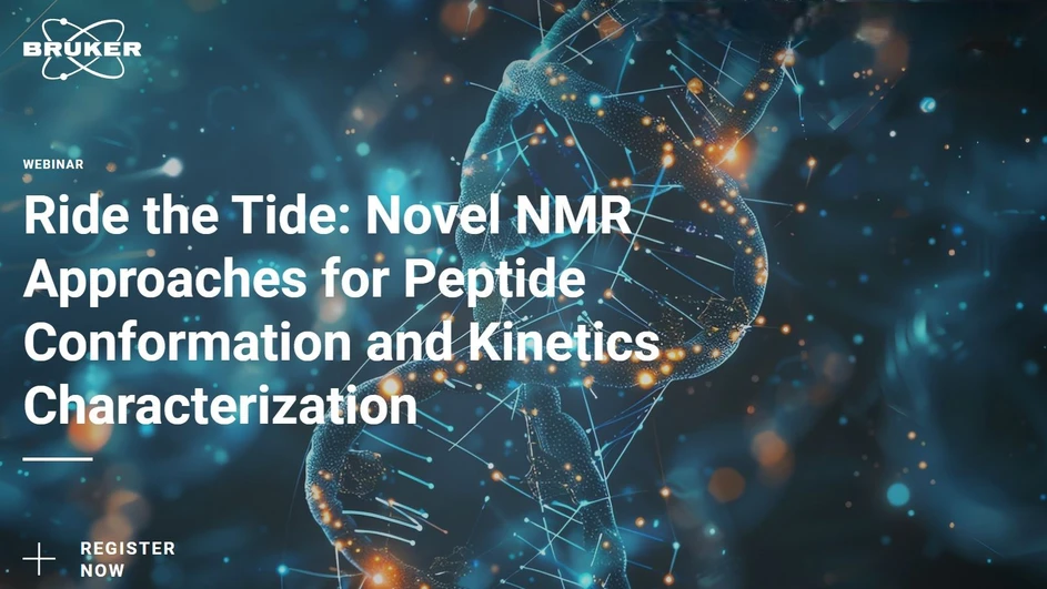 Bruker: Ride the Tide: Novel NMR Approaches for Peptide Conformation and Kinetics Characterization