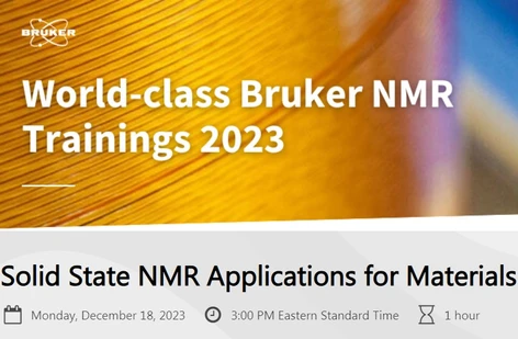 Solid State NMR Applications for Materials