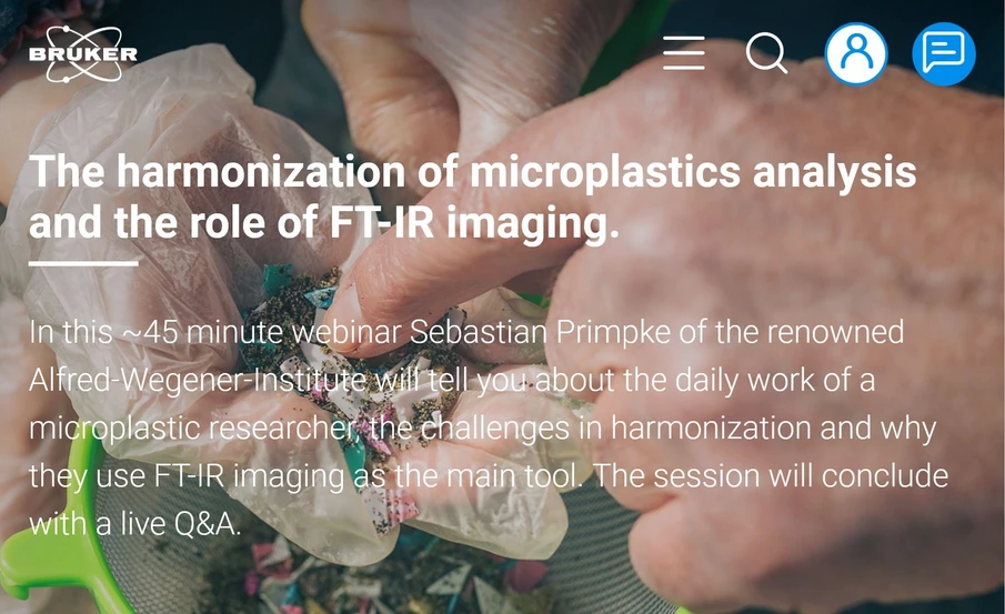 Bruker: The harmonization of microplastics analysis and the role of FT-IR imaging