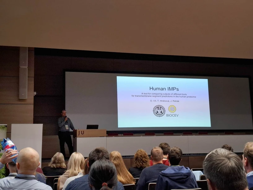 CSMS: 13th Czech Mass Spectrometry Conference 2025 and 11th Informal Proteomics Meeting - Day 2 (Human IMPs: A tool for comparing outputs of different tools for transmembrane segment predictions in the human proteome, Vít Ondřej)