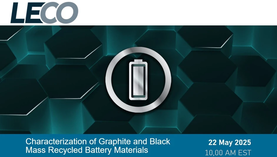 LECO: Characterization of Graphite and Black Mass Recycled Battery Materials