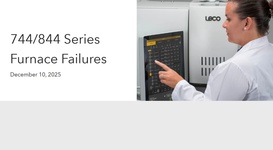 LECO Online Training 744/844 Series Furnace Failures