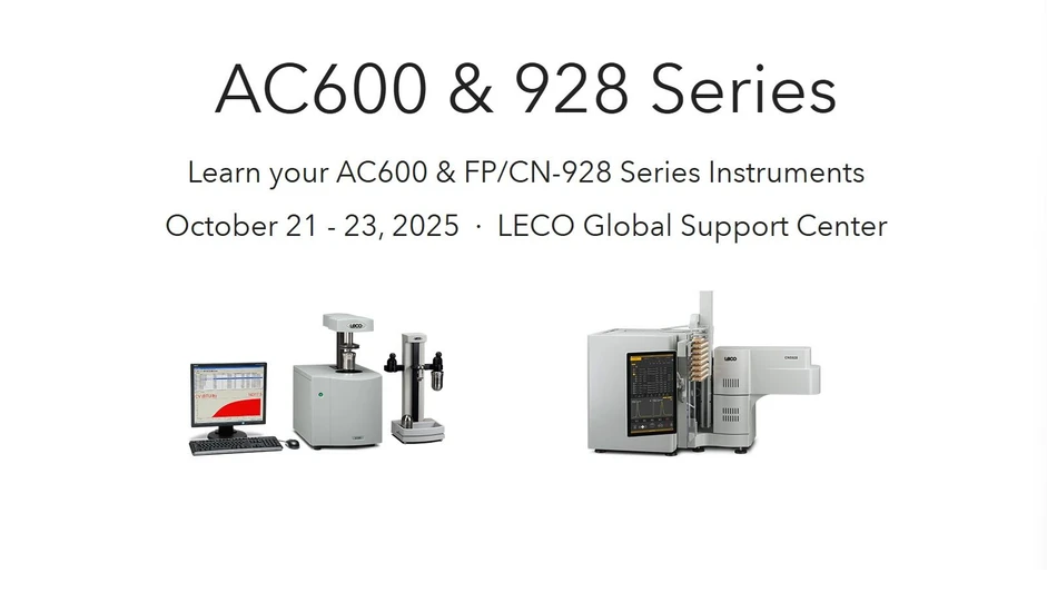 LECO Training Course AC600 & 928 Series