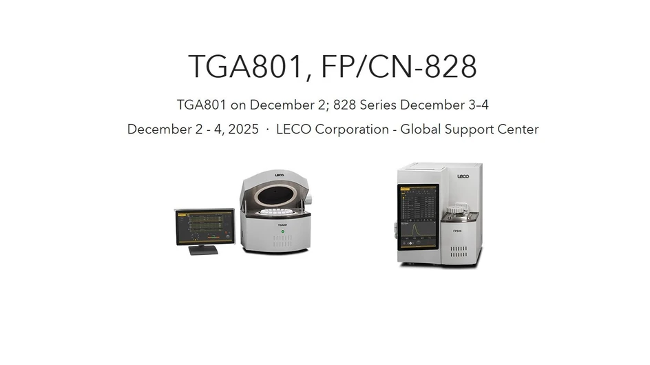 LECO Training Course TGA801, FP/CN-828