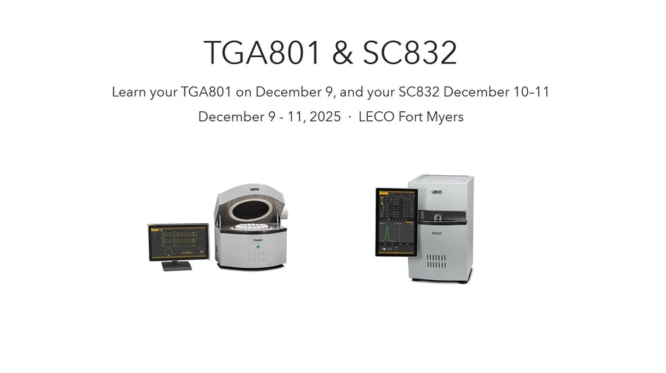 LECO Training Course TGA801 & SC832