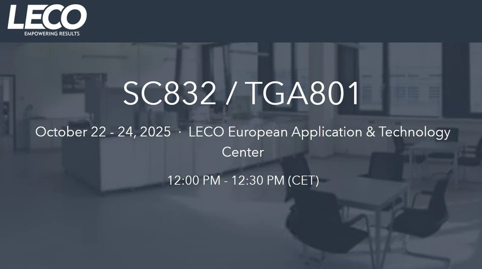 LECO Training Course SC832 / TGA801
