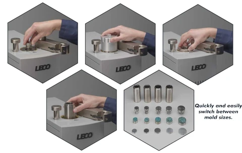 LECO MX Series Metallographic Sample Mounting Presses
