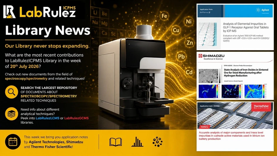 <p><strong>LabRulez / AI:</strong> News from LabRulezICPMS Library - Week 30, 2026</p>
