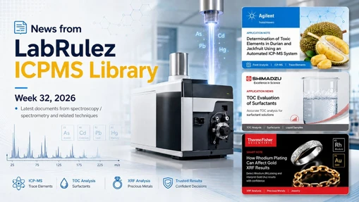 News from LabRulezICPMS Library - Week 32, 2026