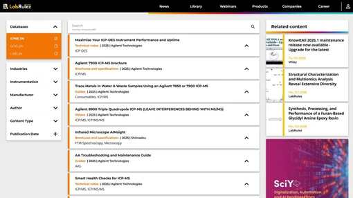 News from LabRulezICPMS Library - Week 03, 2026