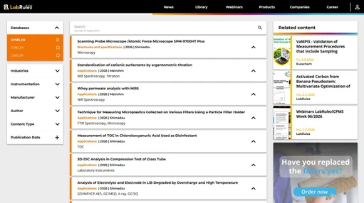 News from LabRulezICPMS Library - Week 06, 2026