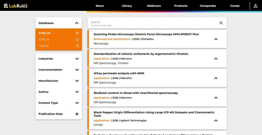 News from LabRulezICPMS Library - Week 07, 2026