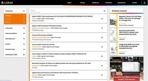 News from LabRulezICPMS Library - Week 19, 2025