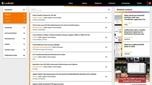 News from LabRulezICPMS Library - Week 41, 2025