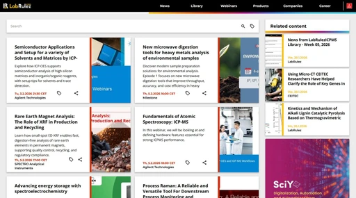 Webinars LabRulezICPMS Week 06/2026