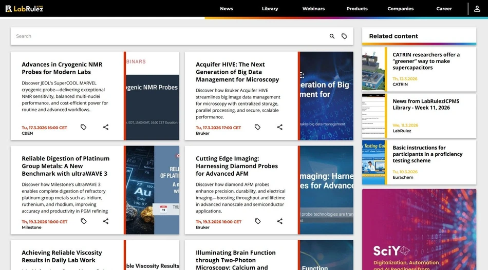 <p>LabRulez: Webinars LabRulezICPMS Week 12/2026</p>