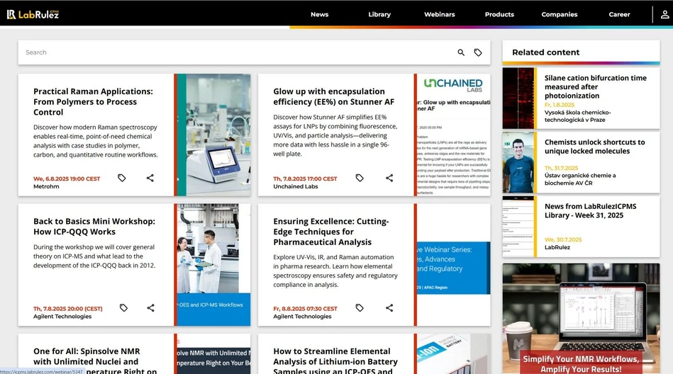 <p>LabRulez: Webinars LabRulezICPMS Week 32/2025</p>
