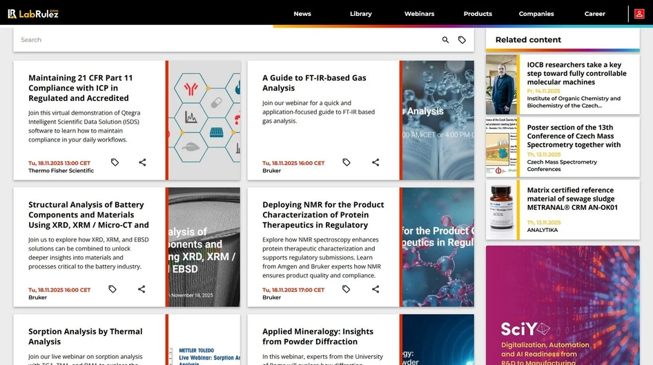 <p>LabRulez: Webinars LabRulezICPMS Week 47/2025</p>