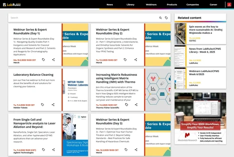 Webinars LabRulezICPMS Week 7/2025