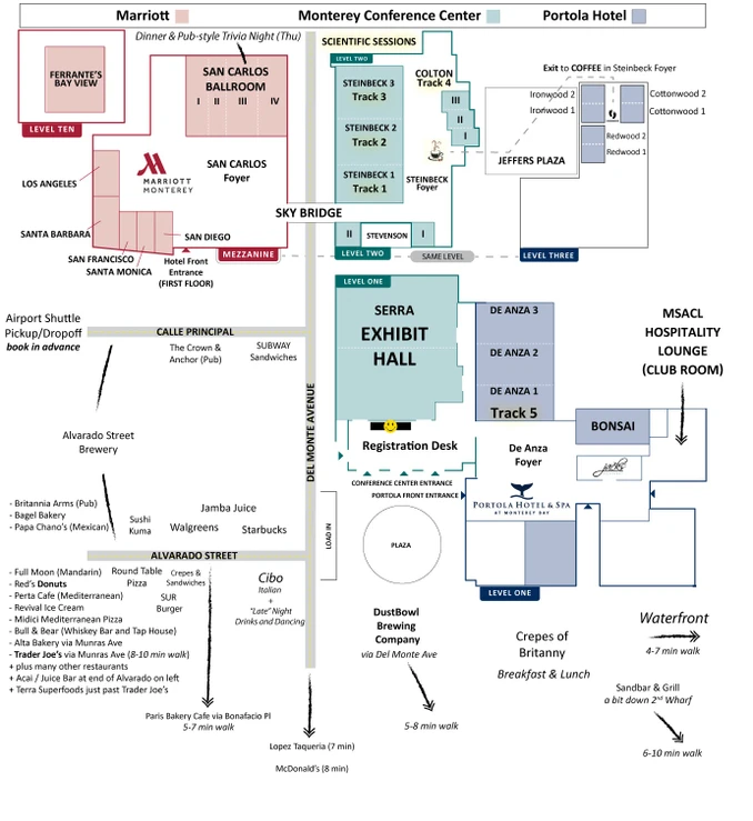 MSACL 2024: Venue Plan