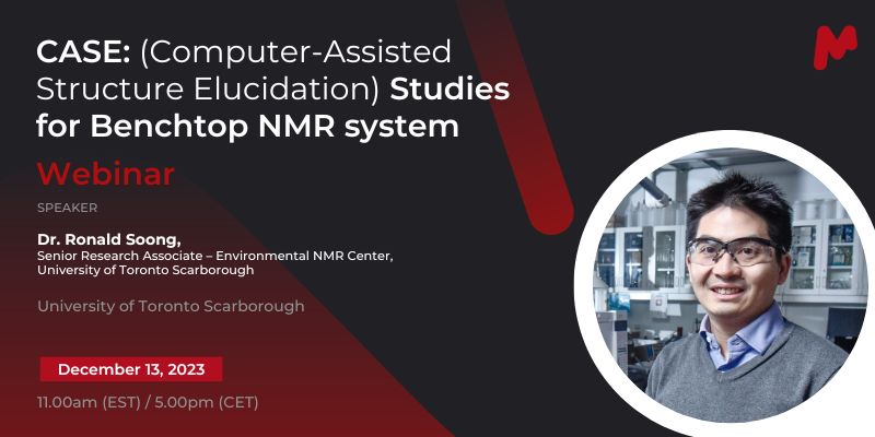 Mestrelab Research S.L.: CASE: (Computer-Assisted Structure Elucidation) Studies for Benchtop NMR system