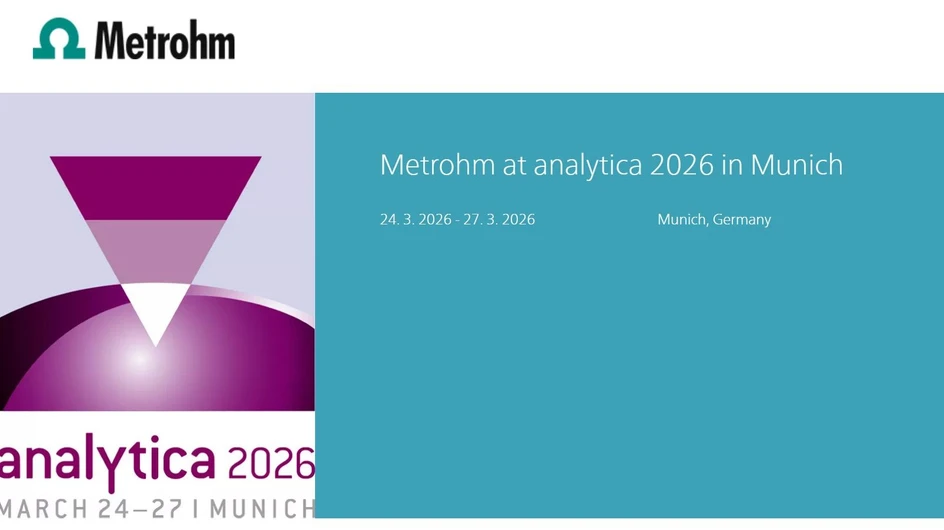 Metrohm at analytica 2026