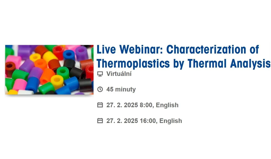 Mettler Toledo: Live Webinar: Characterization of Thermoplastics by Thermal Analysis 