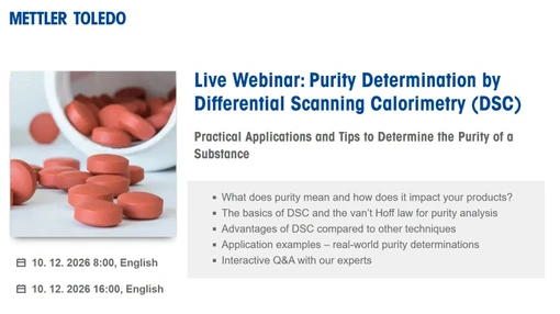 Purity Determination by Differential Scanning Calorimetry (DSC)