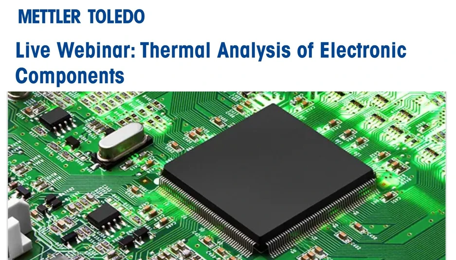 Mettler Toledo: Thermal Analysis of Electronic Components