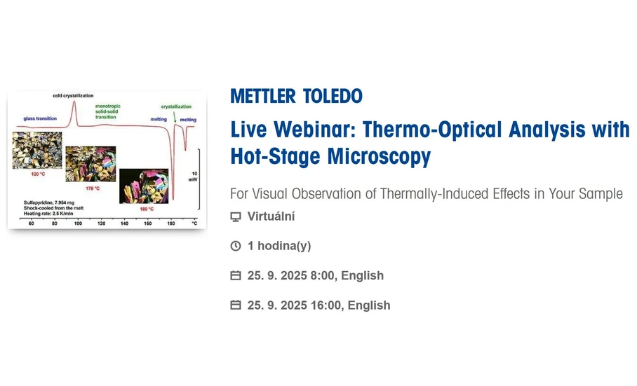 Mettler Toledo: Thermo-Optical Analysis with Hot-Stage Microscopy 