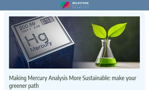Making Mercury Analysis More Sustainable: make your greener path
