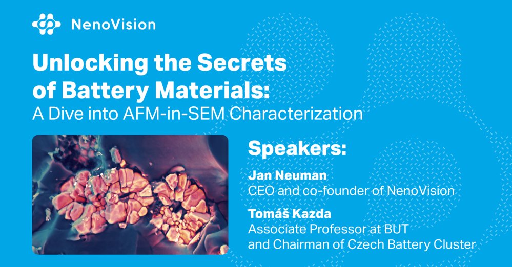 NenoVision: Unlocking the Secrets of Battery Materials: A Dive into AFM-in-SEM Characterization