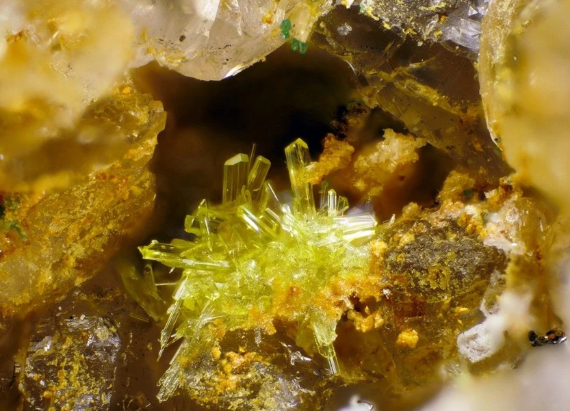Pavel Škácha: The very rare uranium mineral Plášilite is named after the Czech crystallographer Jakub Plášil. Its chemically related minerals include oppenheimerite, fermiite, natrozippeite, belakovskite, and meisserite. Most of these uranyl sulfate minerals were originally found in the Blue Lizard mine in the US state of Utah.