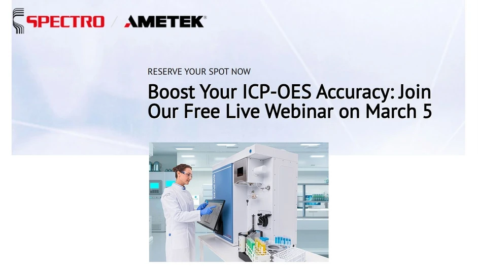SPECTRO / AMETEK: Boost Your ICP-OES Accuracy