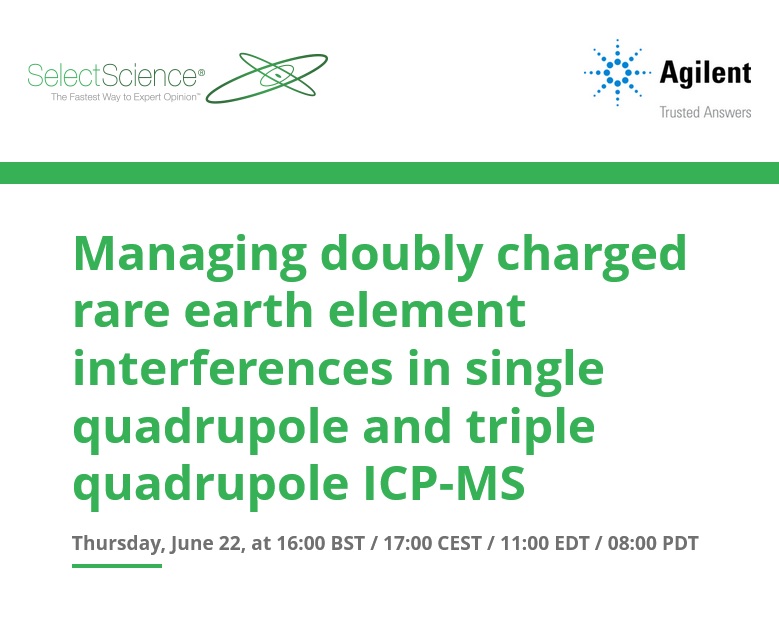 SelectScience: Managing doubly charged rare earth element interferences in single quadrupole and triple quadrupole ICP-MS