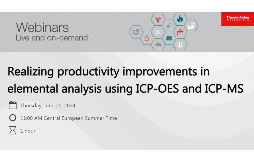 Thermo Fisher Scientific: Realizing productivity improvements in elemental analysis using ICP-OES and ICP-MS