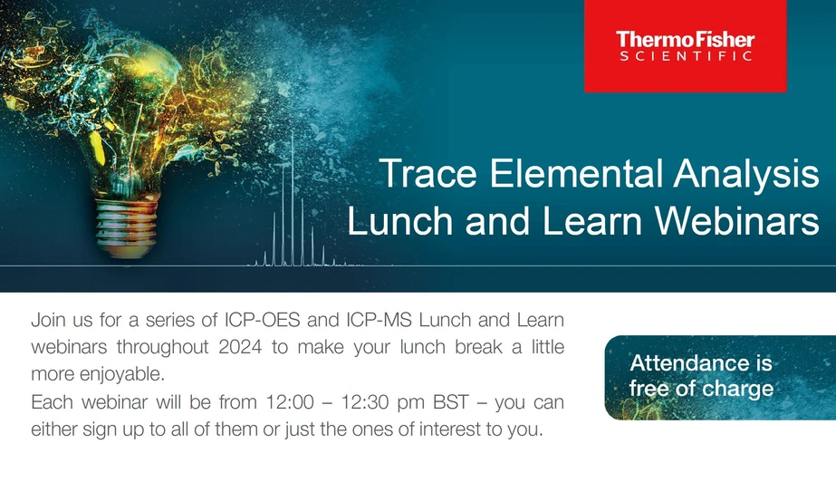 Thermo Fisher Scientific: Trace Elemental Analysis Lunch and Learn Webinars