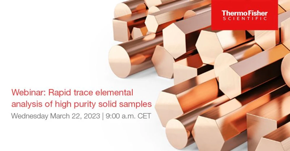 Thermo Scientific: Rapid trace elemental analysis of high purity solid samples