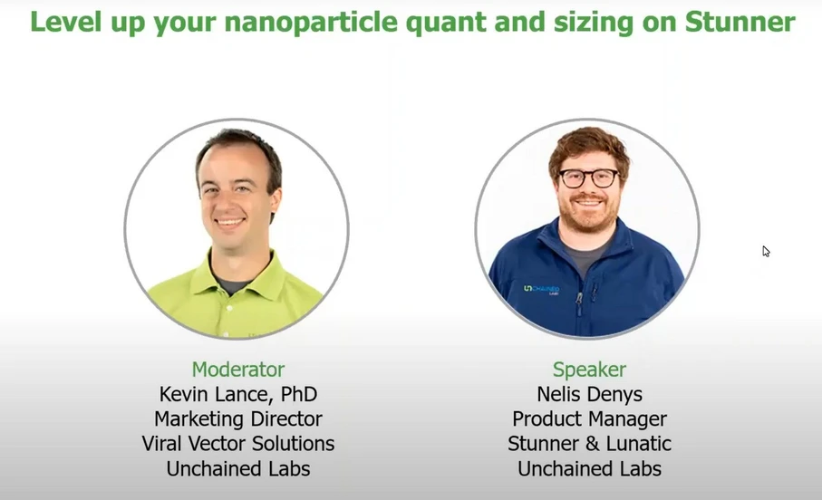 Unchained Labs: Level up your nanoparticle quant and sizing on Stunner