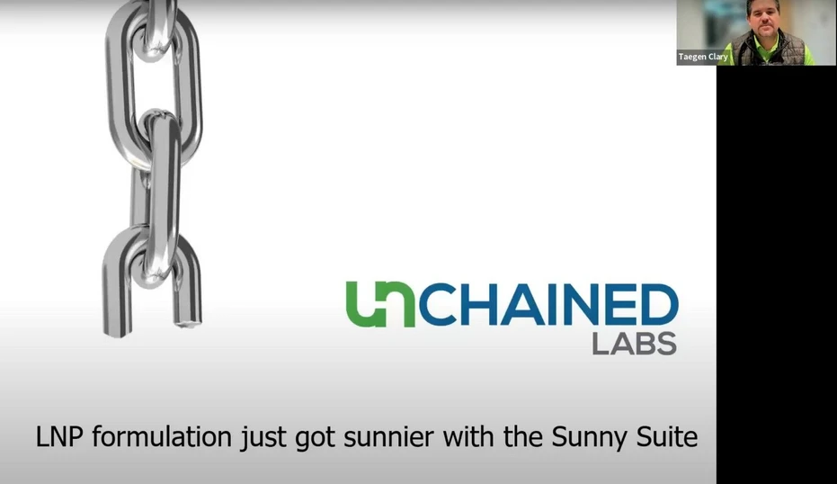 Unchained Labs: Next-level LNP formulation with the Sunny Suite